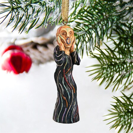 Design Toscano The Silent Scream Holiday Ornament QS29064